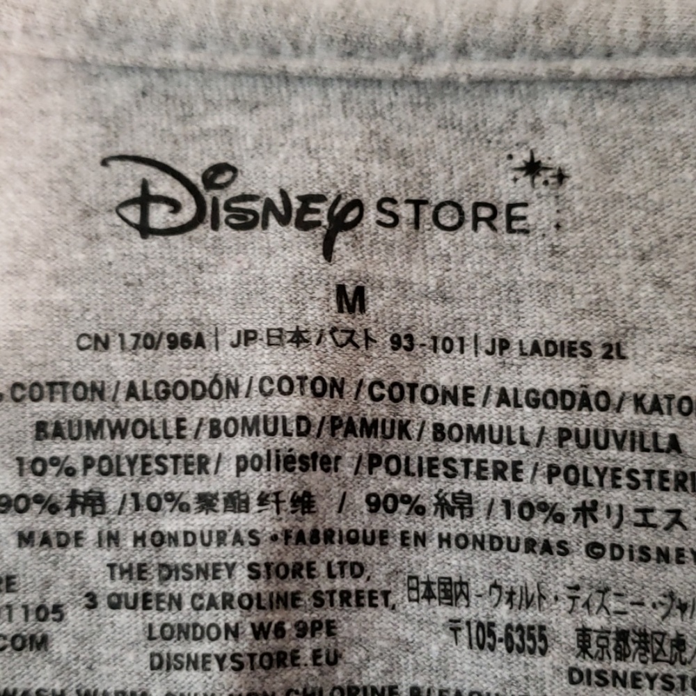 Disney store Mini mouse Gray V neck T-shirt a54 - Picture 2 of 5